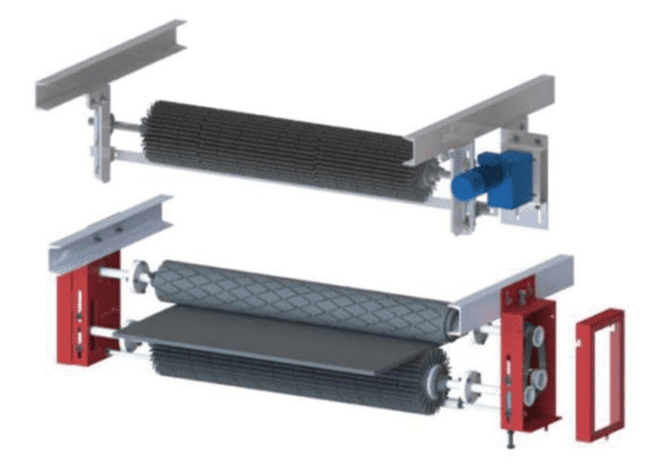Brush Belt Cleaner - Mining Equipment - Shandong Norvex Machinery Equipment Co., Ltd.